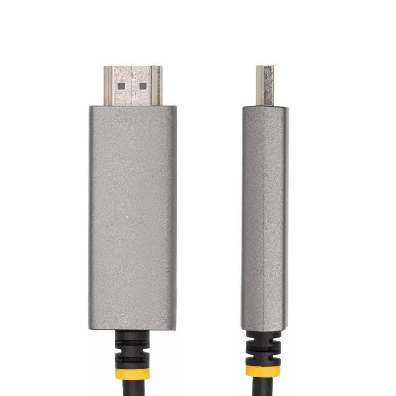 StarTech.com 1m USB-C-naar-HDMI-adapterkabel, 8K 60Hz, 4K 144Hz, HDR10, USB Type-C-naar-HDMI 2.1 videoconverterkabel, USB-C DP Alt Mode/USB4/Thunderbolt 3/4-compatibel – USB-C-laptop naar HDMI-monitor