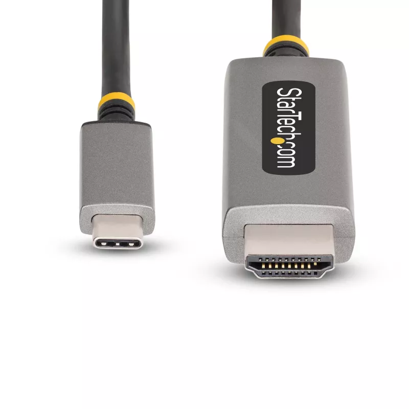 StarTech.com 1m USB-C-naar-HDMI-adapterkabel, 8K 60Hz, 4K 144Hz, HDR10, USB Type-C-naar-HDMI 2.1 videoconverterkabel, USB-C DP Alt Mode/USB4/Thunderbolt 3/4-compatibel – USB-C-laptop naar HDMI-monitor