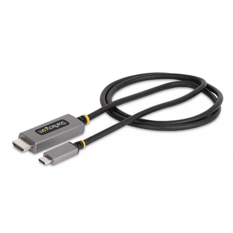 StarTech.com 1m USB-C-naar-HDMI-adapterkabel, 8K 60Hz, 4K 144Hz, HDR10, USB Type-C-naar-HDMI 2.1 videoconverterkabel, USB-C DP Alt Mode/USB4/Thunderbolt 3/4-compatibel – USB-C-laptop naar HDMI-monitor