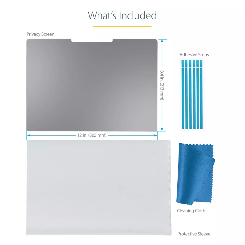StarTech.com 13,5 inch Surface Laptop / Surface Book privacyfilter, antireflecterend privacyfilter met 51% blauwlichtreductie, monitor-beeldschermbescherming met ±30° kijkhoek, matte afwerking