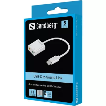 Sandberg USB-C naar Sound Link