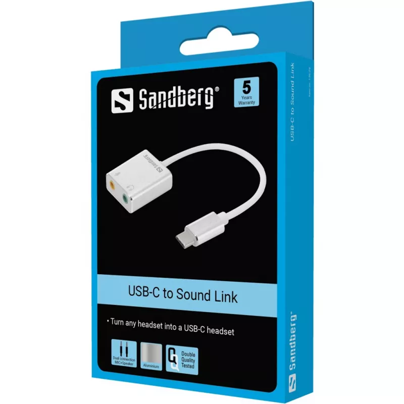 Sandberg USB-C naar Sound Link