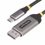 StarTech.com 3m USB-C naar DisplayPort-adapterkabel, 8K 60Hz, 4K 144Hz, HDR, USB Type-C naar DP 1.4 videoconverterkabel, USB4/Thunderbolt 3/4 compatibel