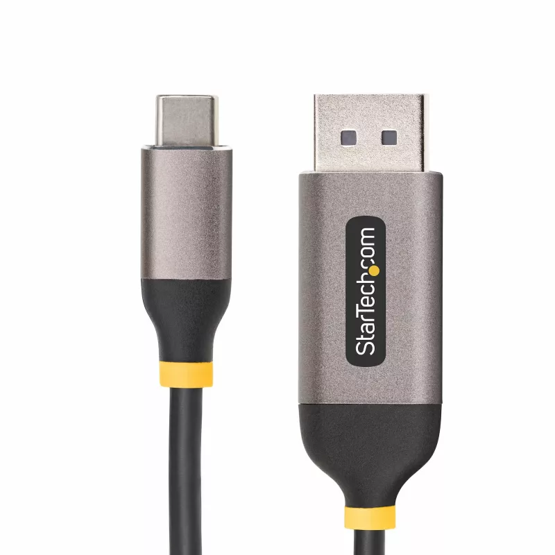 StarTech.com 3m USB-C naar DisplayPort-adapterkabel, 8K 60Hz, 4K 144Hz, HDR, USB Type-C naar DP 1.4 videoconverterkabel, USB4/Thunderbolt 3/4 compatibel