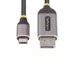 StarTech.com 3m USB-C naar DisplayPort-adapterkabel, 8K 60Hz, 4K 144Hz, HDR, USB Type-C naar DP 1.4 videoconverterkabel, USB4/Thunderbolt 3/4 compatibel