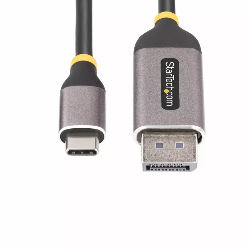 StarTech.com 3m USB-C naar DisplayPort-adapterkabel, 8K 60Hz, 4K 144Hz, HDR, USB Type-C naar DP 1.4 videoconverterkabel, USB4/Thunderbolt 3/4 compatibel