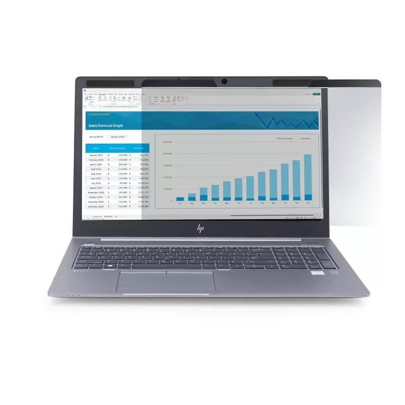 StarTech.com magnetische privacyscreen voor 14 inch 16:9 laptop, omkeerbaar filter, computer-schermbescherming, kijkhoek 60° (+/- 30°), TAA blauwlichtfilter