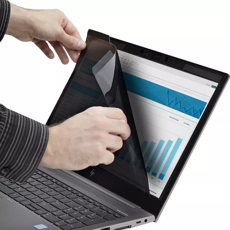 StarTech.com magnetische privacyscreen voor 14 inch 16:9 laptop, omkeerbaar filter, computer-schermbescherming, kijkhoek 60° (+/- 30°), TAA blauwlichtfilter