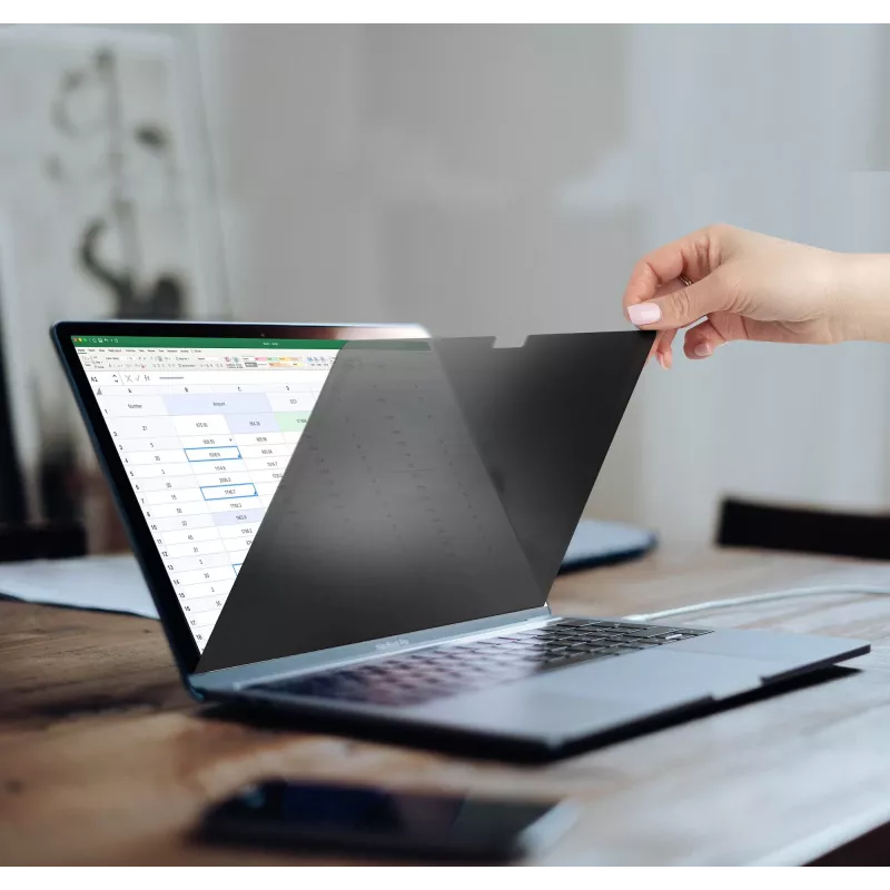 StarTech.com 14 inch MacBook Pro 21/23 laptop-privacyscreen, antireflecterend privacyscreenfilter met 51% blauwlichtreductie, monitor-displaybescherming met ±30° kijkhoek, omkeerbare matte/glanzende zijden