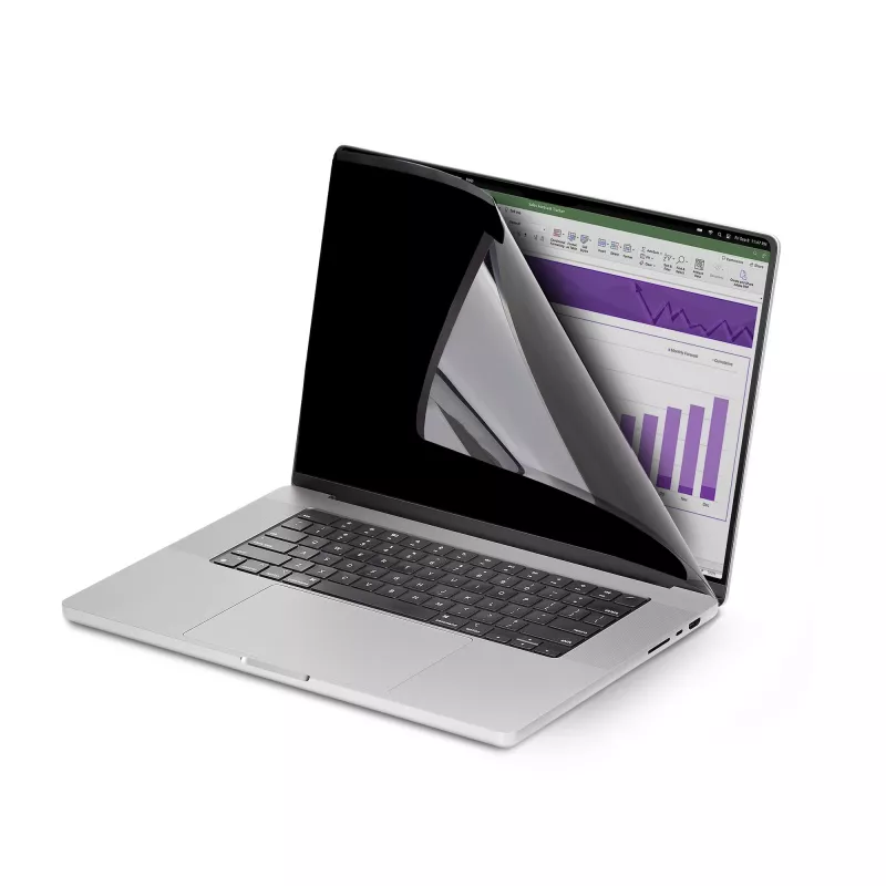 StarTech.com 16 inch MacBook Pro 21/23 laptop-privacyscreen, verwijderbaar en omkeerbaar anti-glare privacyscreenfilter, magnetische laptop-schermbescherming met 51% blauwlichtreductie