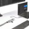 StarTech.com USB-C multiport-adapter met aangebrachte USB-C-naar-USB-A-dongle, dual HDMI (4K30Hz/1080p60Hz), 3x USB-A 5Gbps, mini travel dock, laptop-dockingstation, 1,3ft/40cm kabel