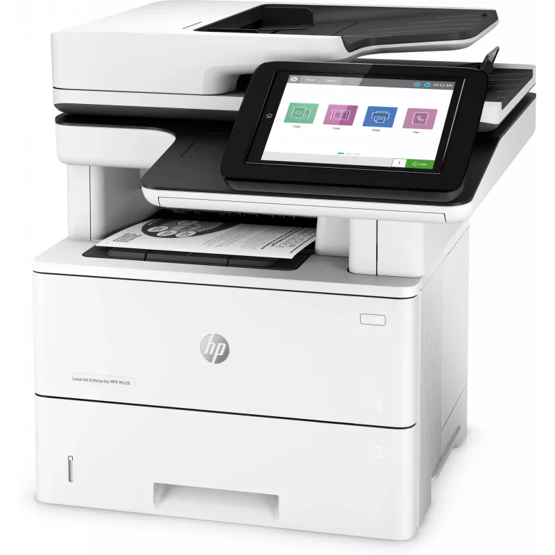 HP LaserJet Enterprise MFP M528dn, laser, monodruk, 1200 x 1200 DPI, A4, direct printen, zwart, wit