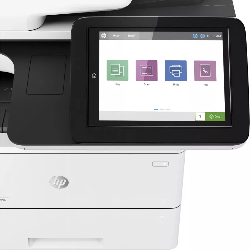 HP LaserJet Enterprise MFP M528dn, laser, monodruk, 1200 x 1200 DPI, A4, direct printen, zwart, wit