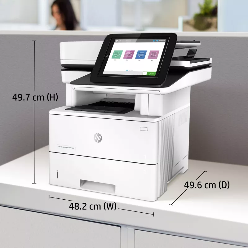 HP LaserJet Enterprise MFP M528dn, laser, monodruk, 1200 x 1200 DPI, A4, direct printen, zwart, wit