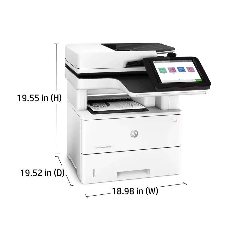 HP LaserJet Enterprise MFP M528dn, laser, monodruk, 1200 x 1200 DPI, A4, direct printen, zwart, wit