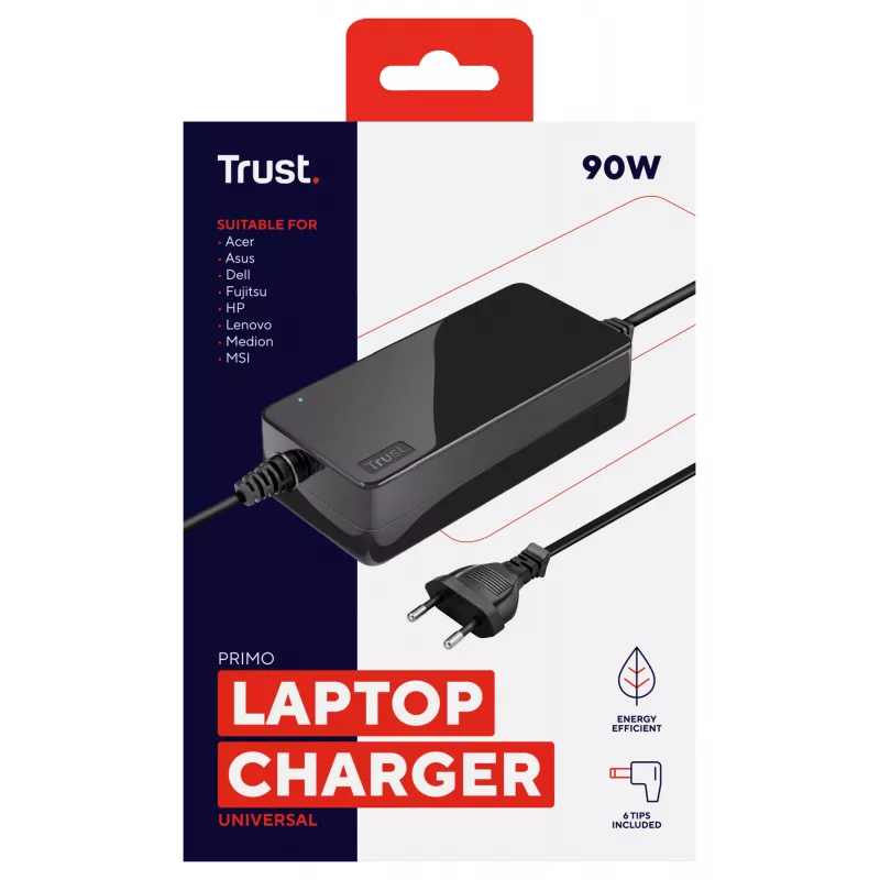 Trust Primo universele 90W laptop-oplader