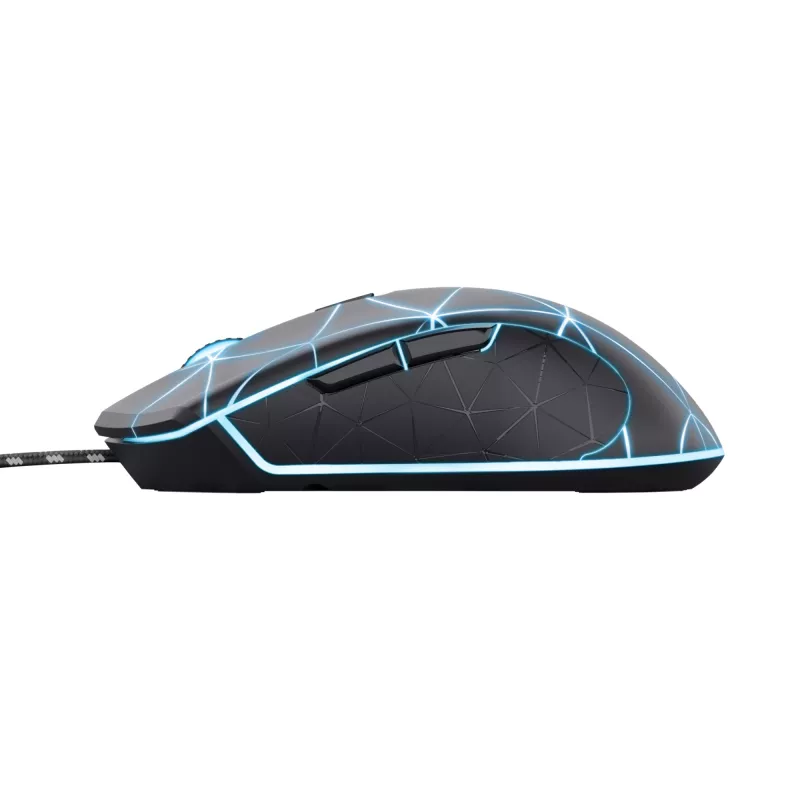 Trust GXT 133 Locx muis gaming rechtshandig USB Type-A optisch 4000 DPI