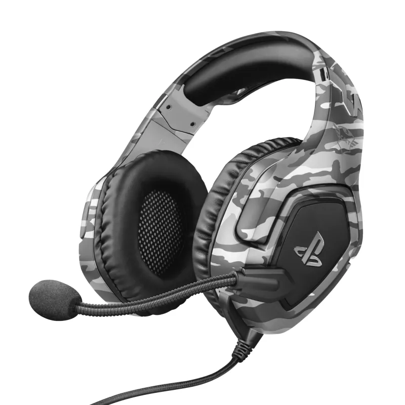 Trust GXT 488 Forze PS4 Headset, bedraad, hoofdband, gaming, zwart, grijs