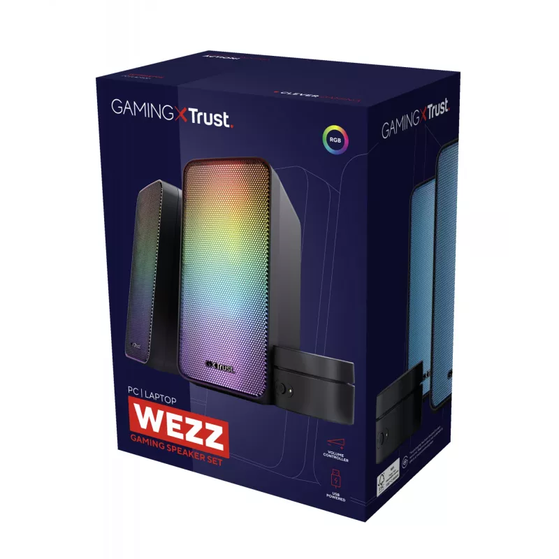 Trust GXT 611 Wezz luidsprekerset 6 W pc/laptop zwart 2.0 kanalen 3 W
