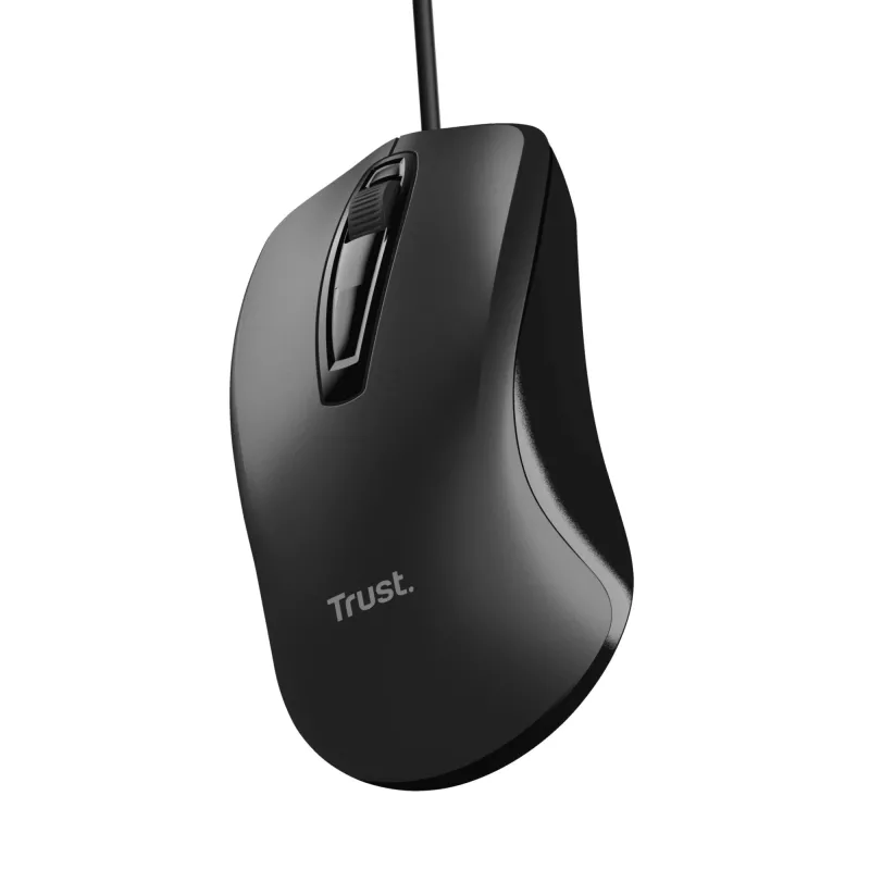 Trust 24657 muis kantoor dubbelhandig USB Type-A optisch 1200 DPI
