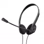 Trust 24659 hoofdtelefoon/headset bedraad hoofdband gesprekken/muziek zwart