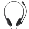 Trust 24659 hoofdtelefoon/headset bedraad hoofdband gesprekken/muziek zwart