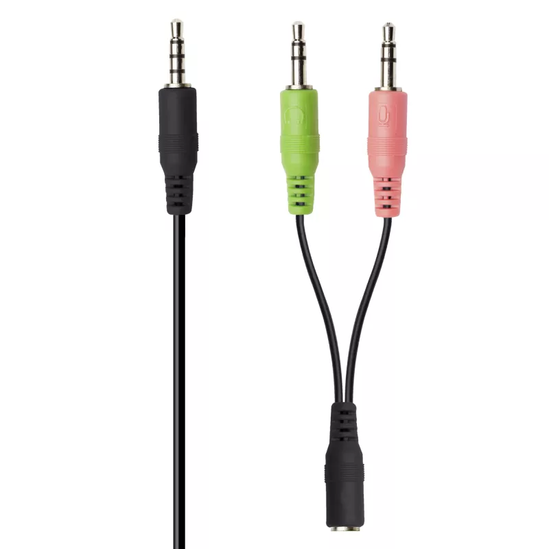 Trust 24659 hoofdtelefoon/headset bedraad hoofdband gesprekken/muziek zwart