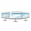 StarTech.com 24 inch 16:9 anti-blauwlichtfilter, blauwlicht beeldschermfilter voor 24 inch computermonitor, vermindert oogbelasting, dubbele montageopties, TAA-conform