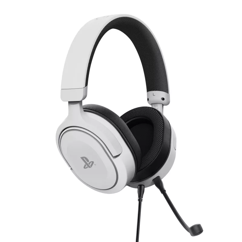 Trust GXT 498 Forta headset bedraad hoofdband gaming zwart, wit