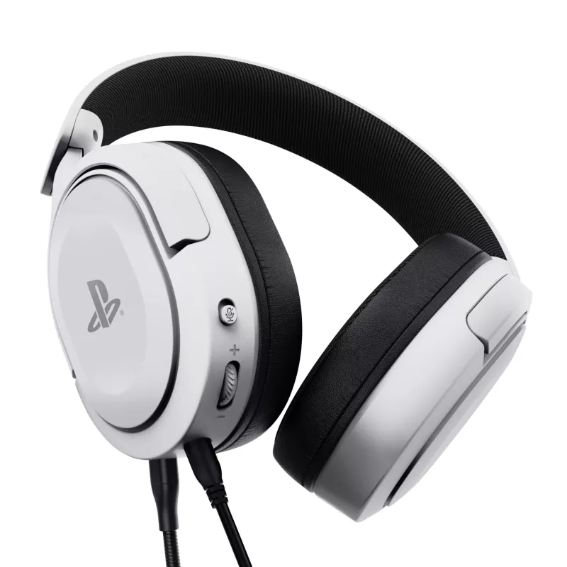 Trust GXT 498 Forta headset bedraad hoofdband gaming zwart, wit