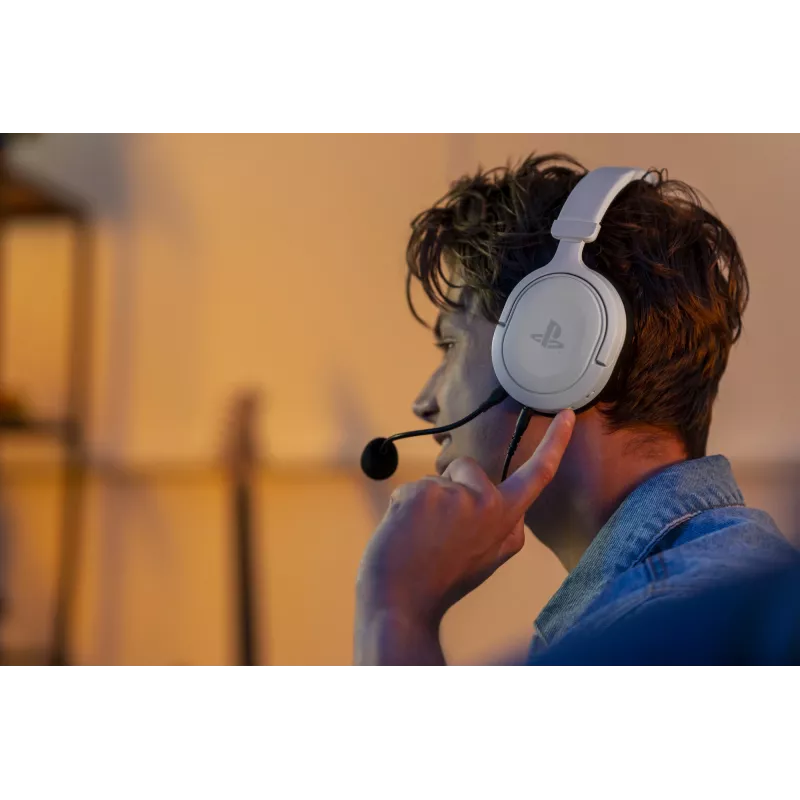 Trust GXT 498 Forta headset bedraad hoofdband gaming zwart, wit