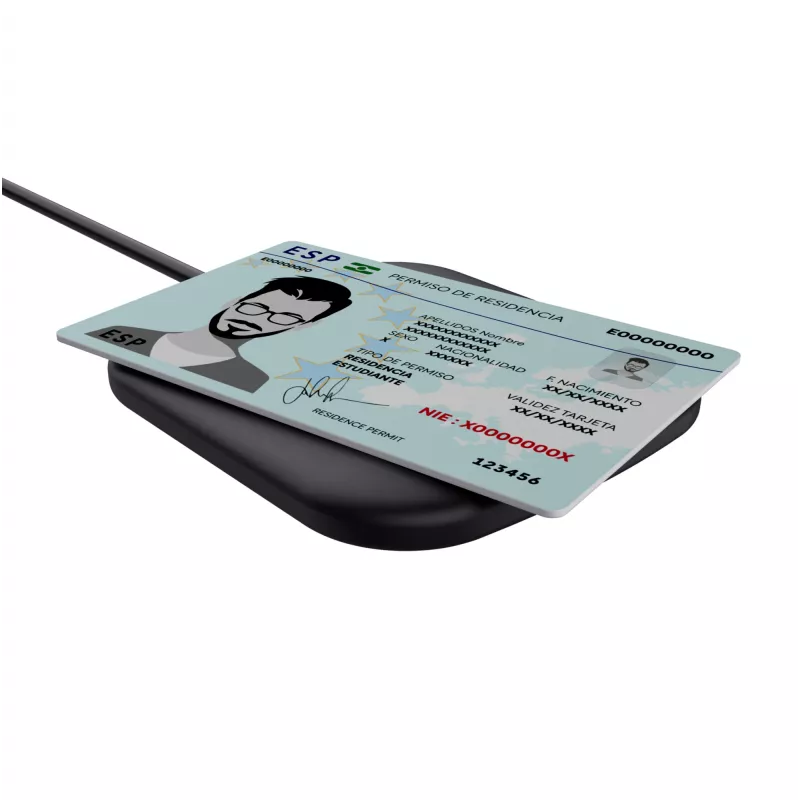 Trust Ceto smartcardlezer voor binnen USB USB 2.0 zwart