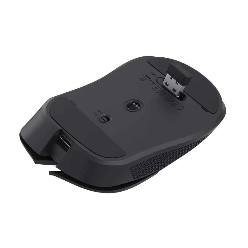 Trust GXT 923 YBAR muis gaming rechtshandig RF draadloos optisch 7200 DPI