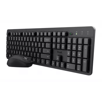 Trust Ody II toetsenbord muis inbegrepen universeel RF draadloos QWERTY US Engels zwart