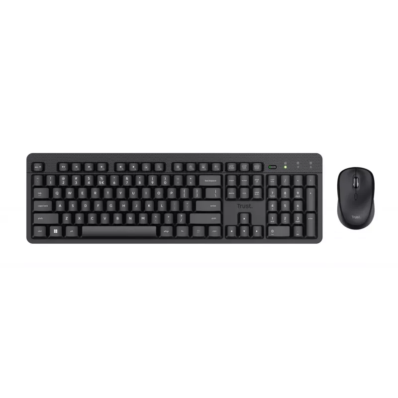 Trust Ody II toetsenbord muis inbegrepen universeel RF draadloos QWERTY US Engels zwart