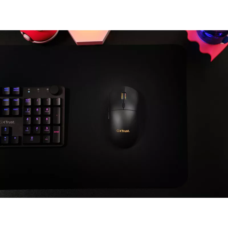 Trust GXT 927 Redex+ muis gaming rechtshandig RF draadloos + USB Type-A laser 25600 DPI
