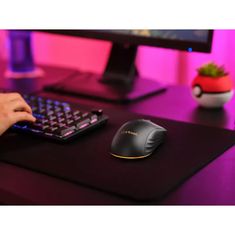 Trust GXT 927 Redex+ muis gaming rechtshandig RF draadloos + USB Type-A laser 25600 DPI