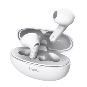 Trust Yavi headset True Wireless Stereo (TWS) in-ear hoofdtelefoon gesprekken/muziek USB Type-C Bluetooth wit
