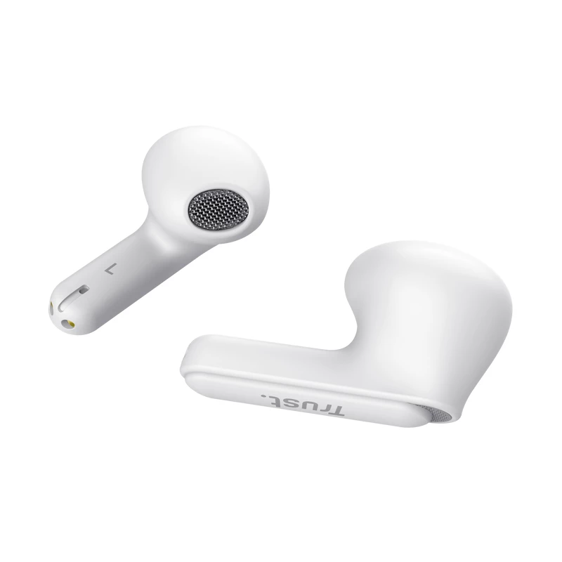 Trust Yavi headset True Wireless Stereo (TWS) in-ear hoofdtelefoon gesprekken/muziek USB Type-C Bluetooth wit