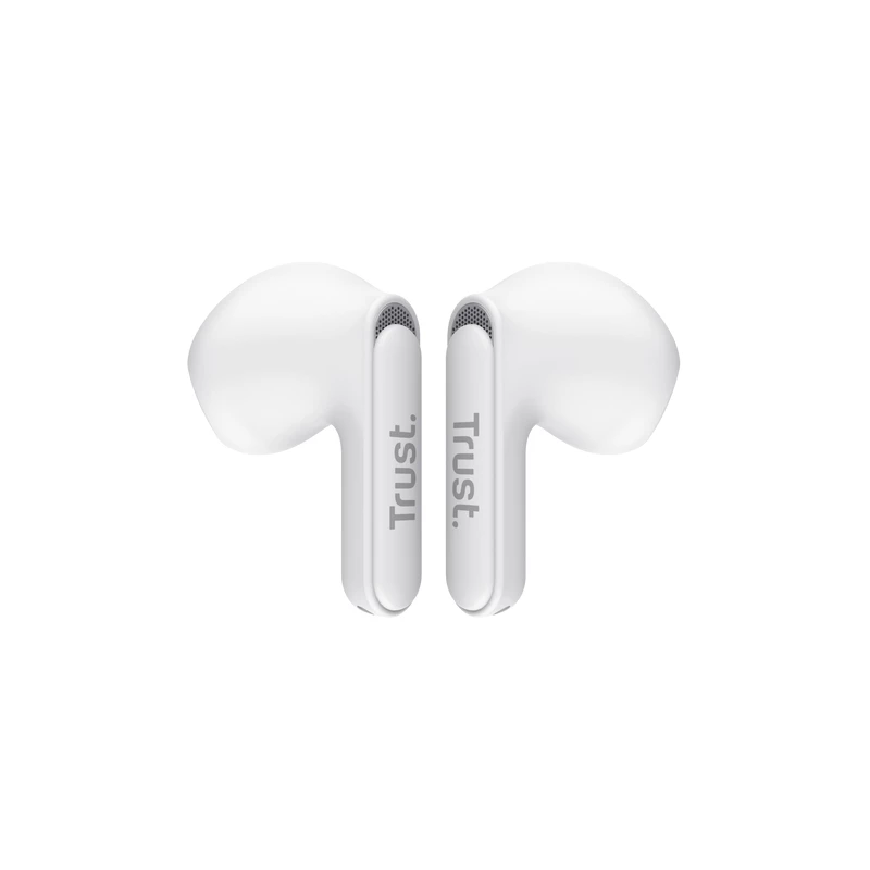 Trust Yavi headset True Wireless Stereo (TWS) in-ear hoofdtelefoon gesprekken/muziek USB Type-C Bluetooth wit