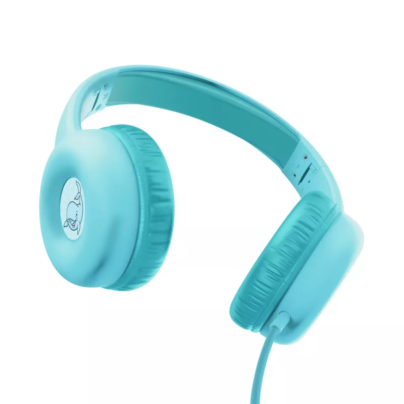 Trust Nouna headset bedraad hoofdband gesprekken/muziek cyaan
