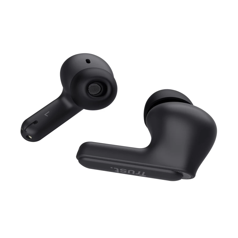 Trust Yavi headset True Wireless Stereo (TWS) in-ear gesprekken/muziek USB Type-C Bluetooth zwart