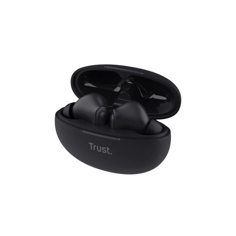 Trust Yavi headset True Wireless Stereo (TWS) in-ear gesprekken/muziek USB Type-C Bluetooth zwart