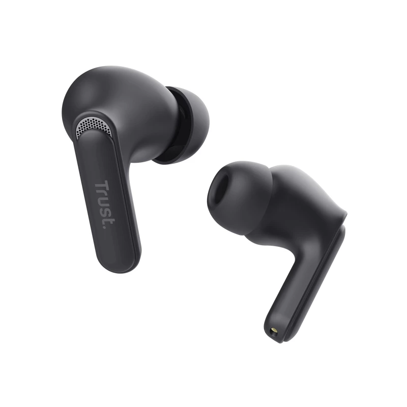 Trust Yavi headset True Wireless Stereo (TWS) in-ear gesprekken/muziek USB Type-C Bluetooth zwart