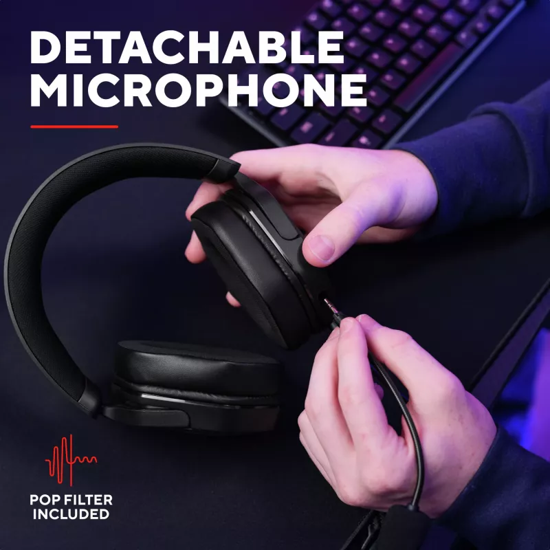 Trust GXT492 Carus headset bedraad hoofdband gaming zwart