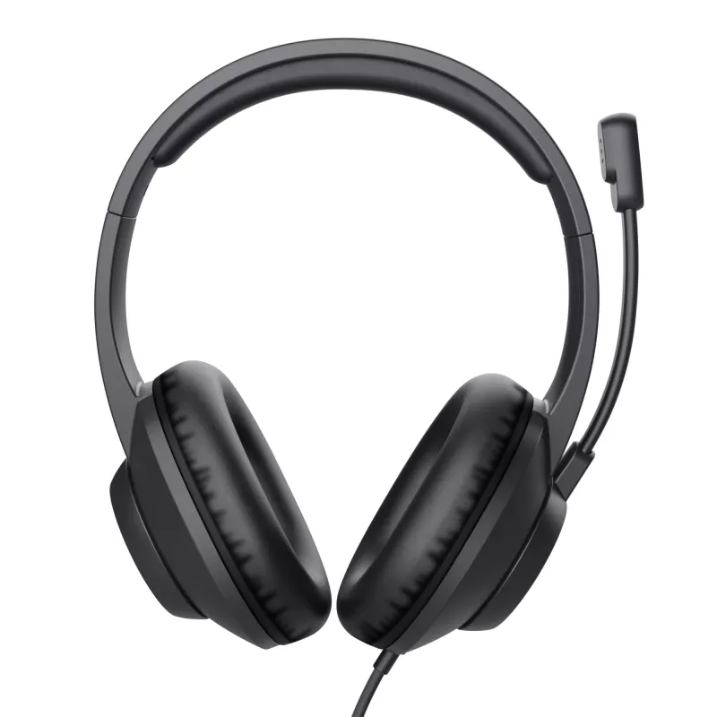 Trust Ayda Max headset bedraad hoofdband kantoor/callcenter zwart