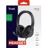 Trust Ayda Max headset bedraad hoofdband kantoor/callcenter zwart