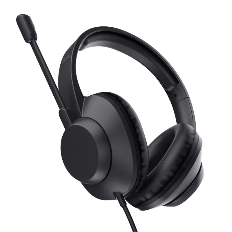 Trust Ayda Max USB headset bedraad hoofdband kantoor/callcenter USB Type-C / USB Type-A zwart