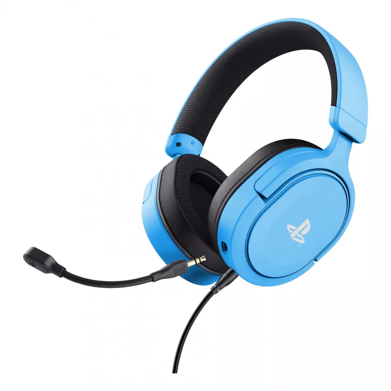 Trust GXT 498B Forta headset bedrade headset met hoofdband gaming blauw