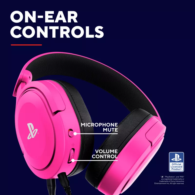 Trust GXT 498P Forta headset bedraad hoofdband gaming roze